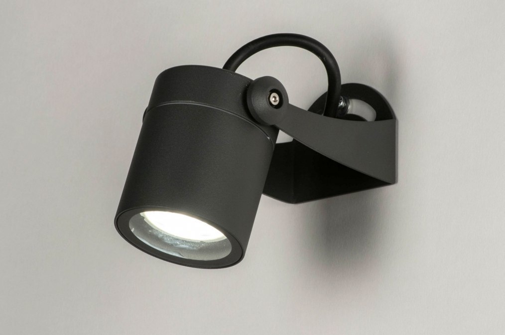 Venkovní nástěnné bodové LED svítidlo Spot Tolder Black Plus