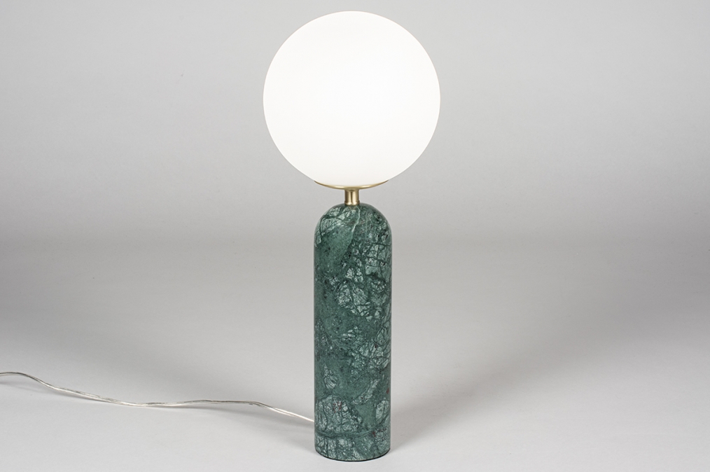Stolní lampa Decastello Marmor Green