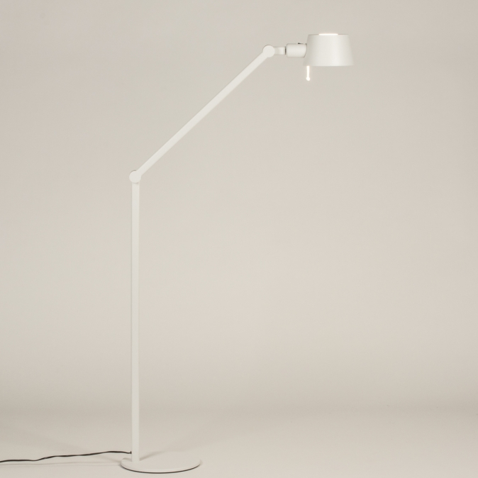 Stojací designová lampa Niki White