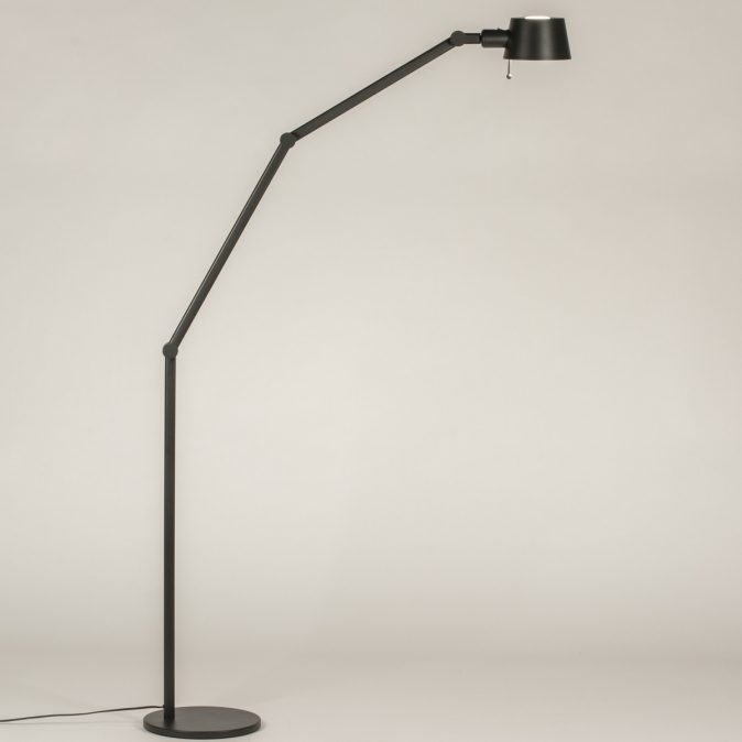 Stojací designová lampa Niki Black Big