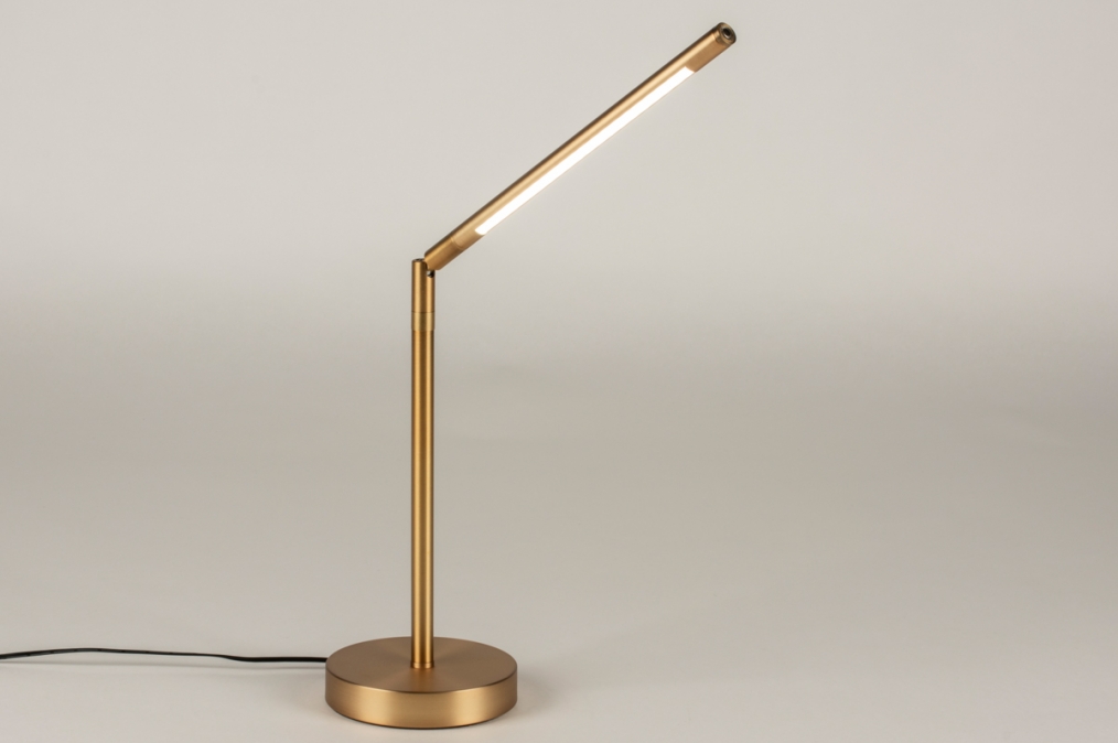 Stolní minimalistická LED lampa Cascade Gold