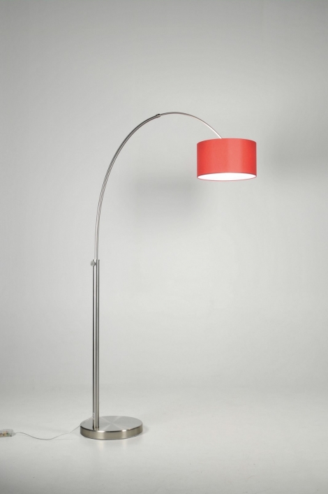 Stojací designová oblouková lampa Redbow