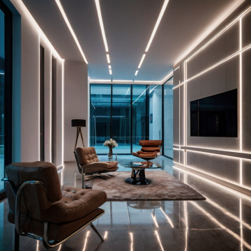 Osvětlení pro high-tech interiéry: Využití futuristických designů