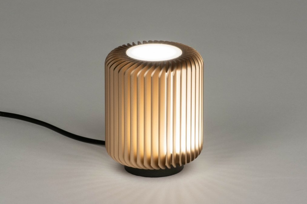 Stolní designová lampa Fjord Gold