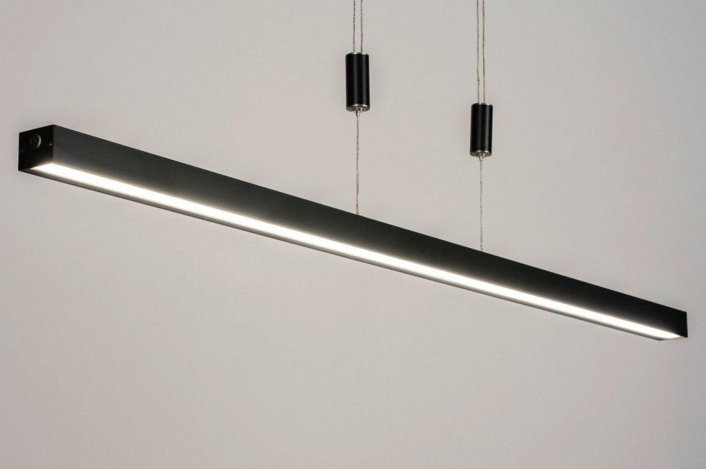 Závěsné designové LED svítidlo X Line Denver Black