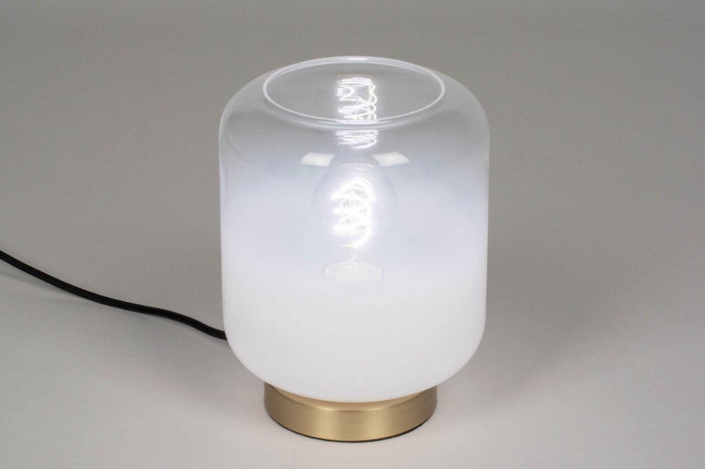 Stolní designová lampa Bianco Vesuvo