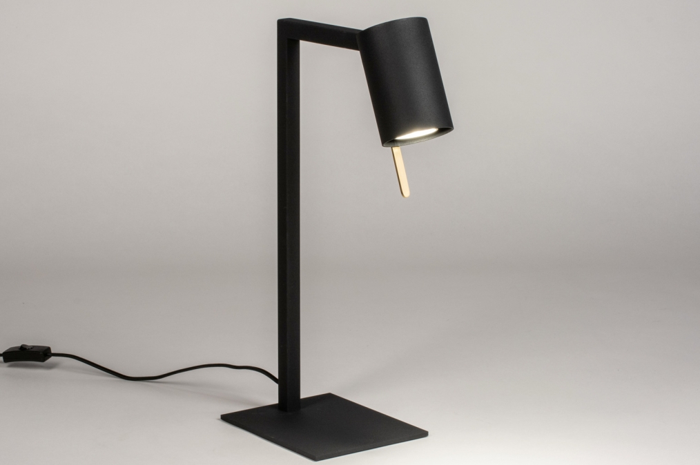 Stolní designová lampa Philea Black
