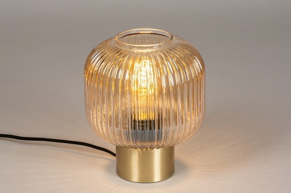 Stolní lampa Diverse Gold