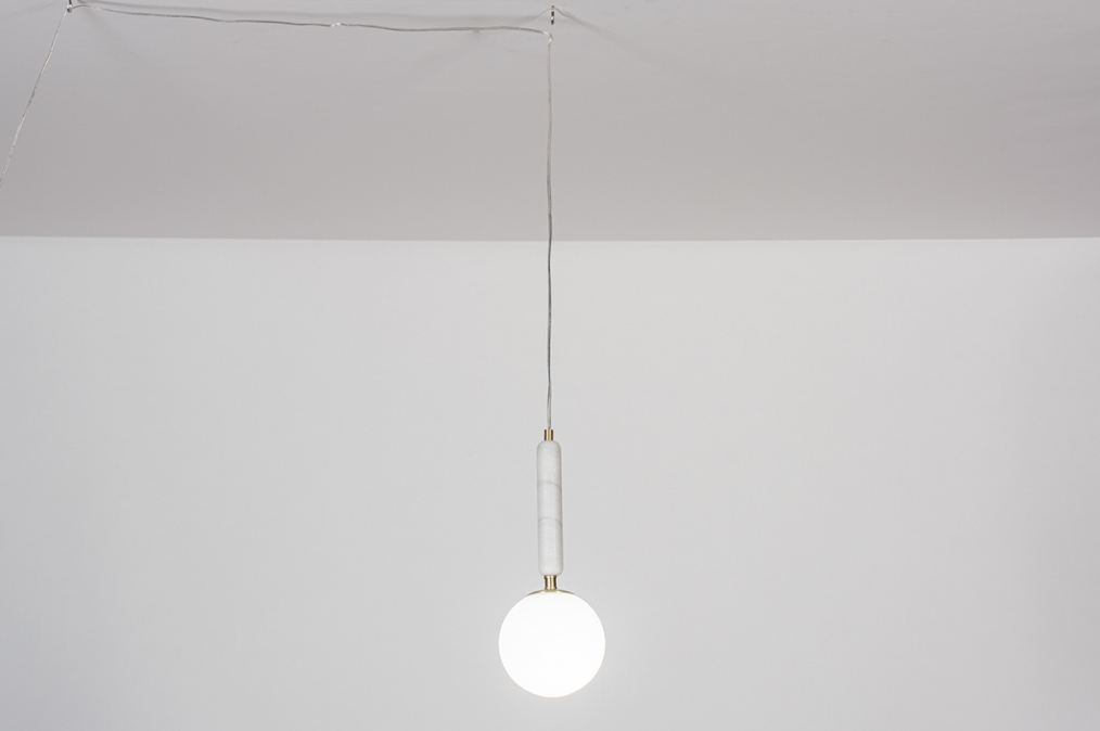 Závěsné svítidlo Decastello Marmor White 50