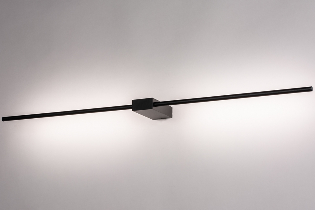 Nástěnné designové LED svítidlo Genesis 90 Black