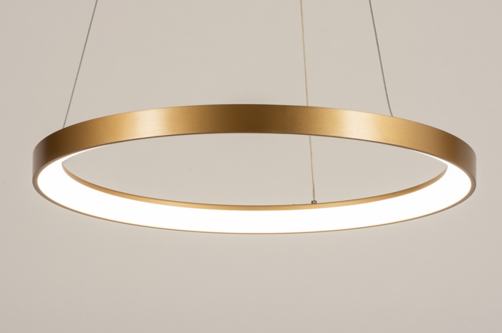 Závěsné designové LED svítidlo Opus Maximus Gold 58