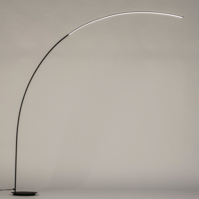 Stojací designová LED se stmívačem lampa Black Violl 