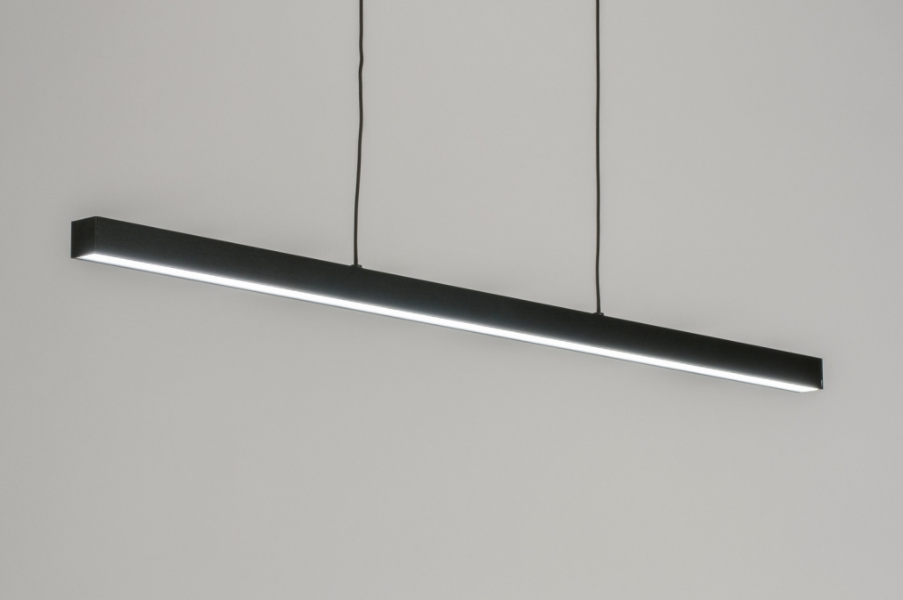 Závěsné designové černé LED svítidlo Corciano Black 