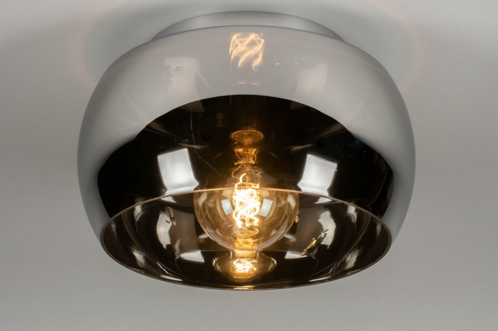 Stropní designové skleněné svítidlo Eleganza Luce Foscarino Small