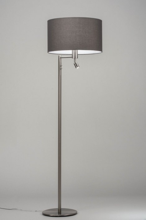 Stojací designová šedá lampa La Scale Grey
