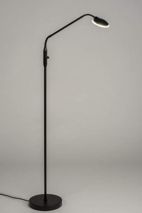 Stojací designová LED lampa Ellena Black