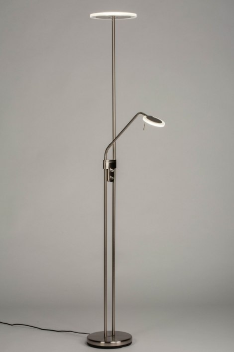 Stojací designová LED lampa Tahoma Silver