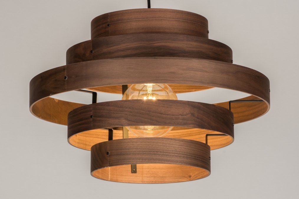 Závěsné designové svítidlo Wood Madeira