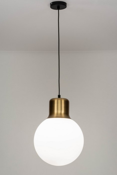 Závěsné designové skleněné svítidlo do ložnice Moss