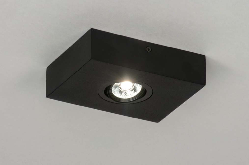 Stropní LED svítidlo Spot Quality Quadra 1 Black