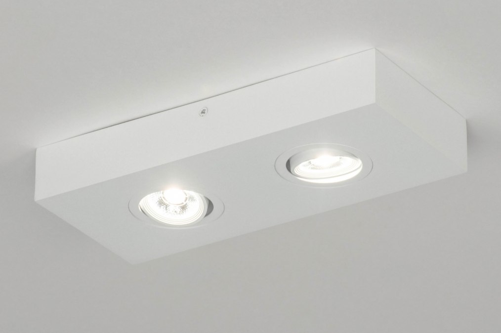 Stropní LED svítidlo Spot Quality Quadra 2 White