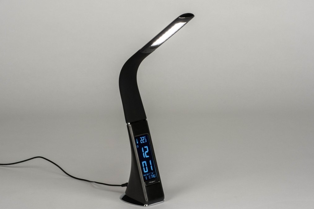 Stolní designová LED lampa Tyax Black