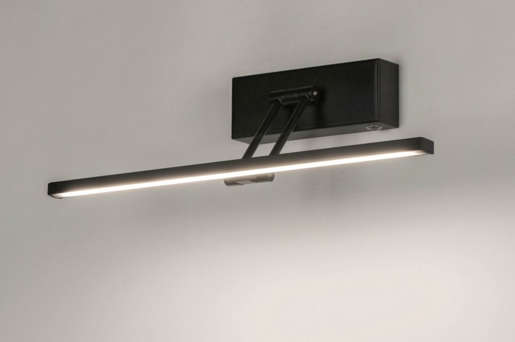 Nástěnné designové LED svítidlo Alfonso Black