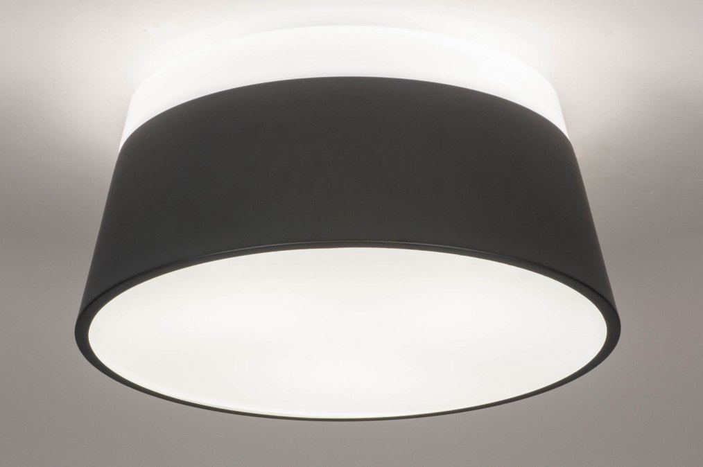 Stropní designové LED svítidlo Mannes Qualta 45 Black