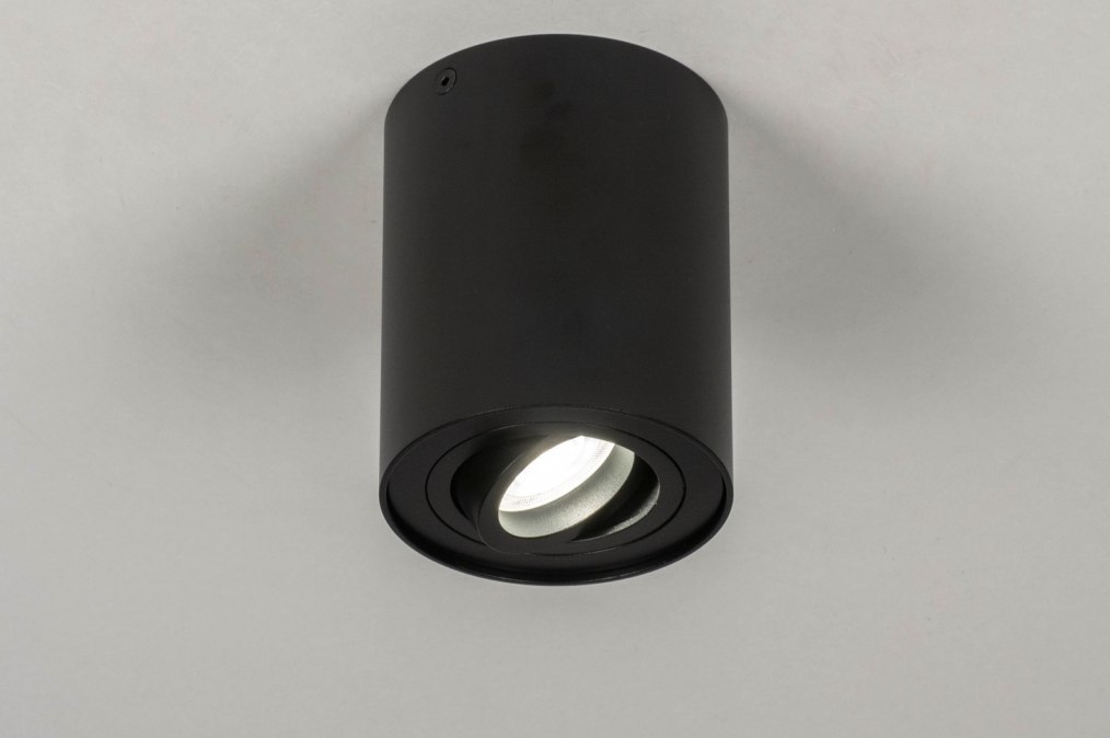 Stropní bodové černé LED svítidlo The Mono Kappa Black