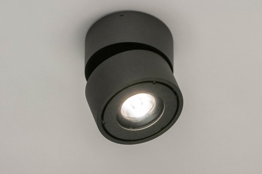 Stropní LED svítidlo Maximus Black