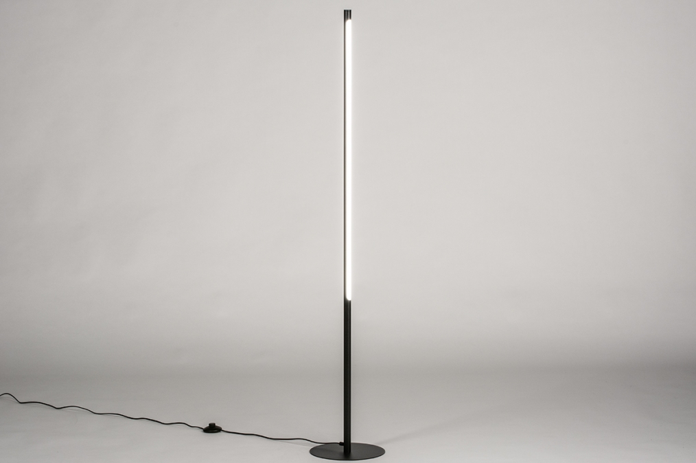 Stojací designová LED lampa York Line Black