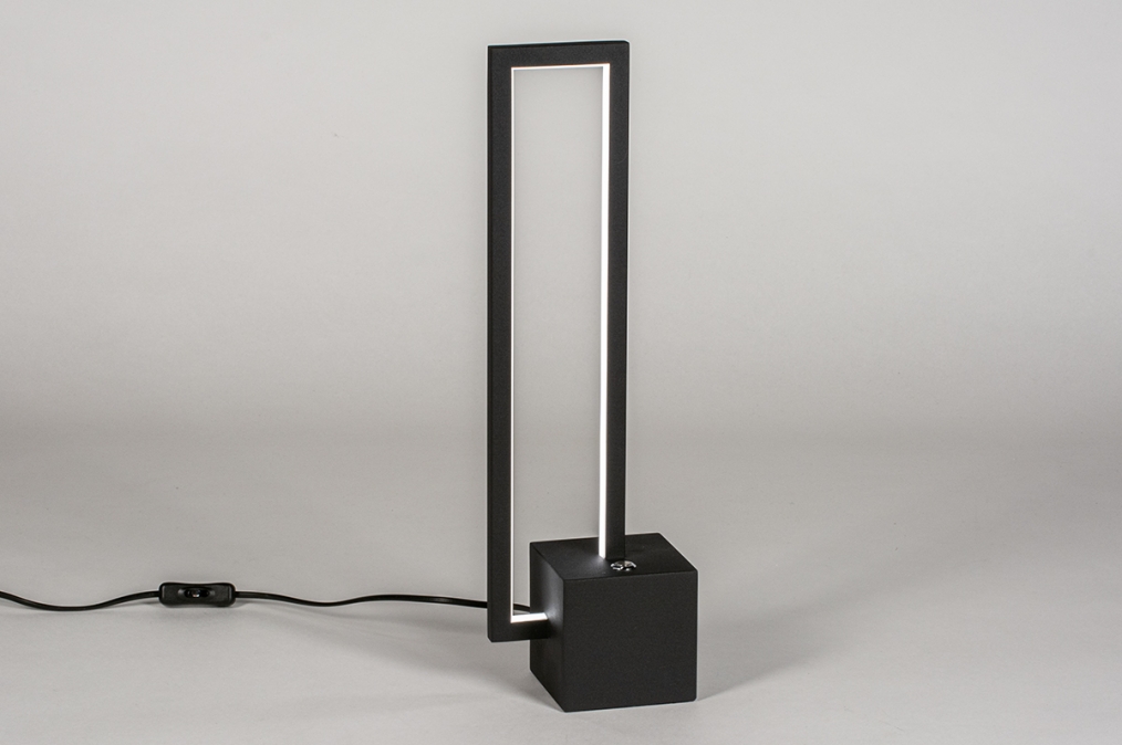 Stolní stmívatelná LED lampa Campo Frame Black