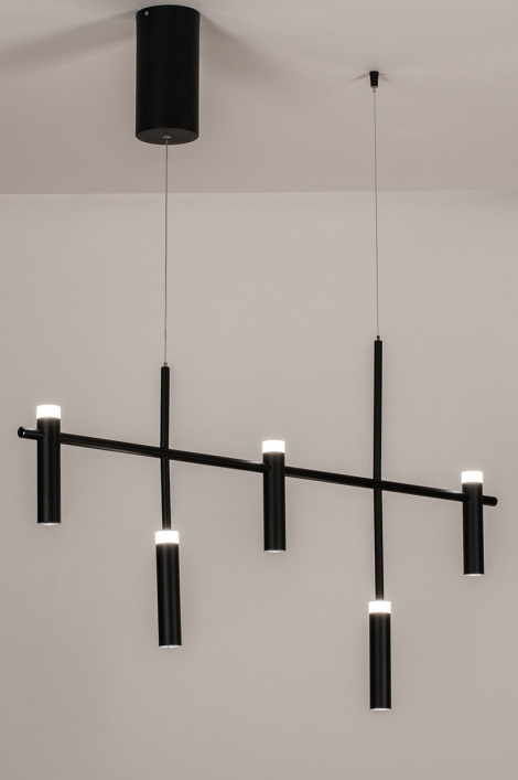 Závěsné designové LED svítidlo Milenium Black 5