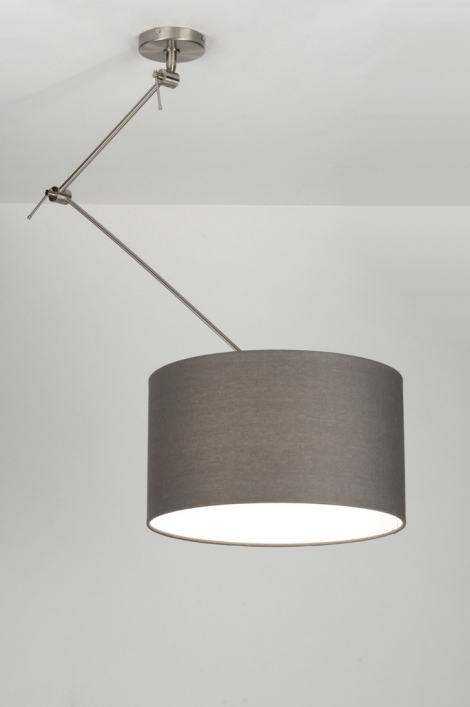 Závěsné designové svítidlo Snap Light Grey 