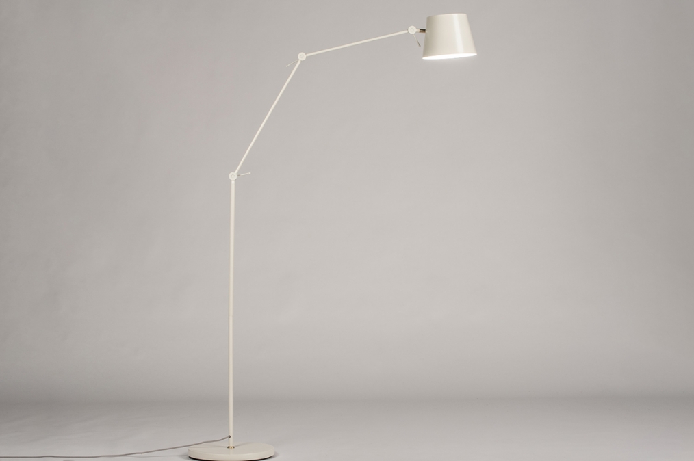 Stojací designová lampa Snap Fosca Bianca