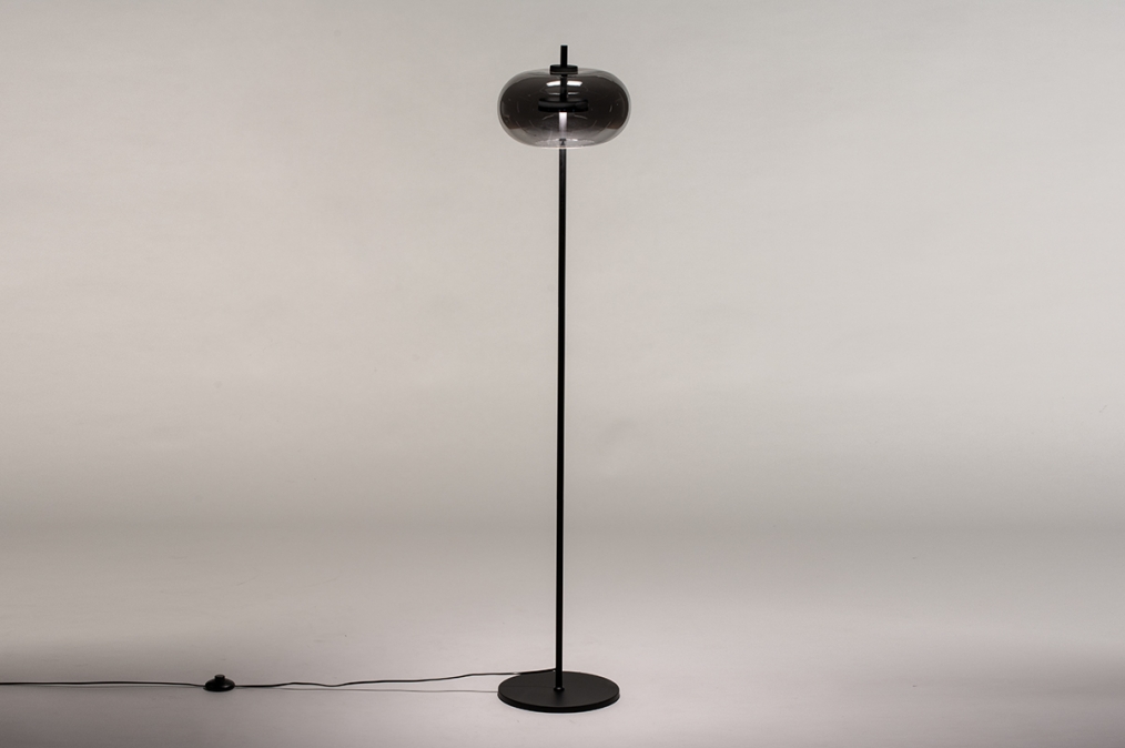 Stojací designová lampa Atomo Black