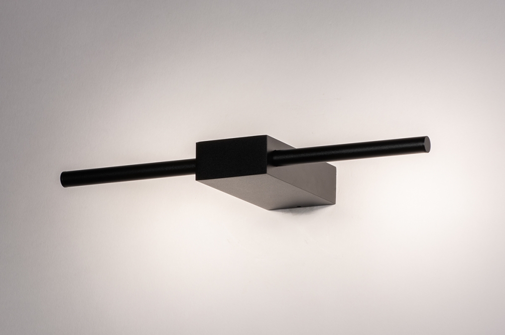 Nástěnné designové LED svítidlo Genesis 30 Black