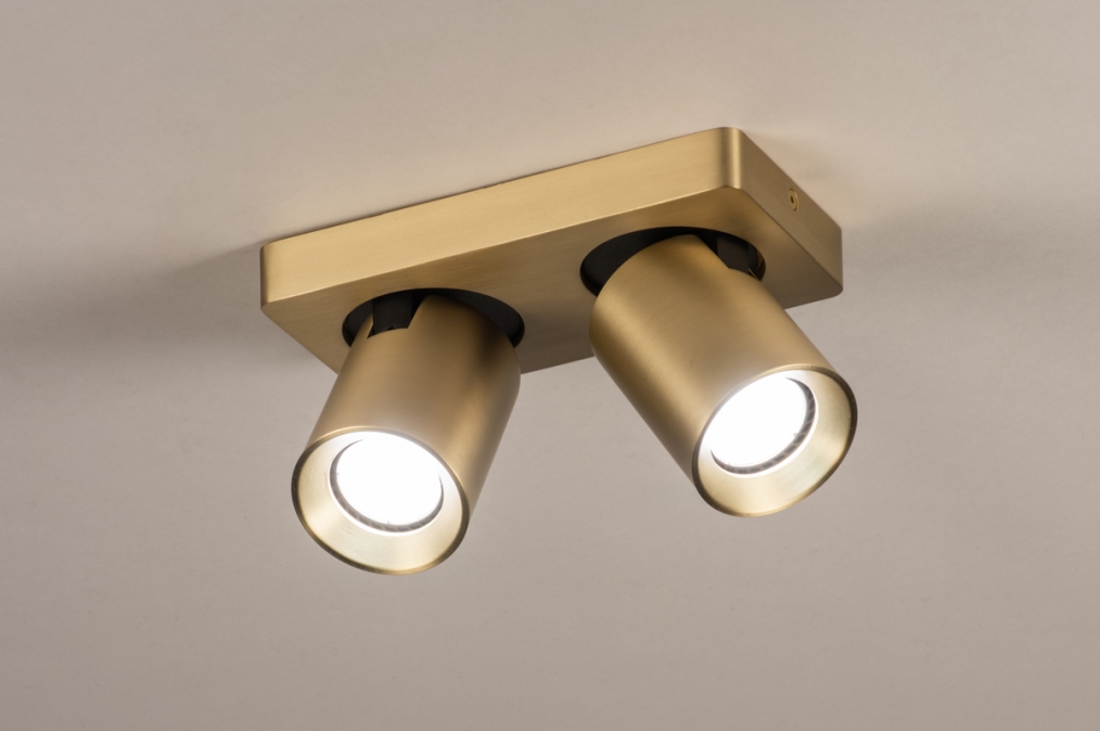 Stropní nebo nástěnné bodové LED svítidlo Gianlucca Gold II