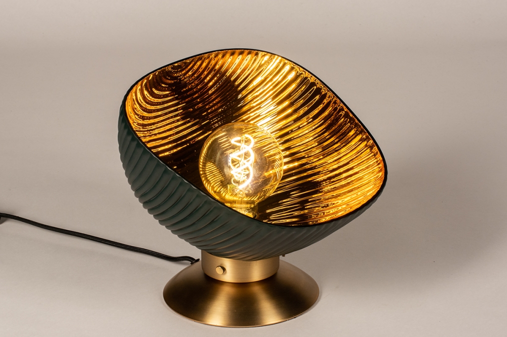 Stolní luxusní lampa Gold Farao