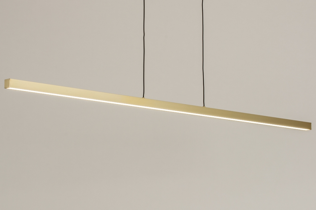 Závěsné designové LED svítidlo Corciano O Gold