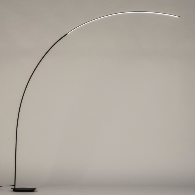 Stojací designová LED lampa Black Violl 