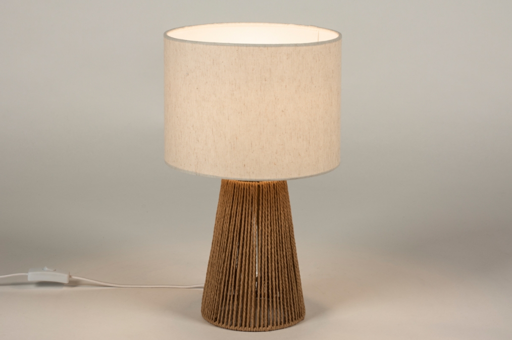 Stolní lampa Marlenn Sail Taupe