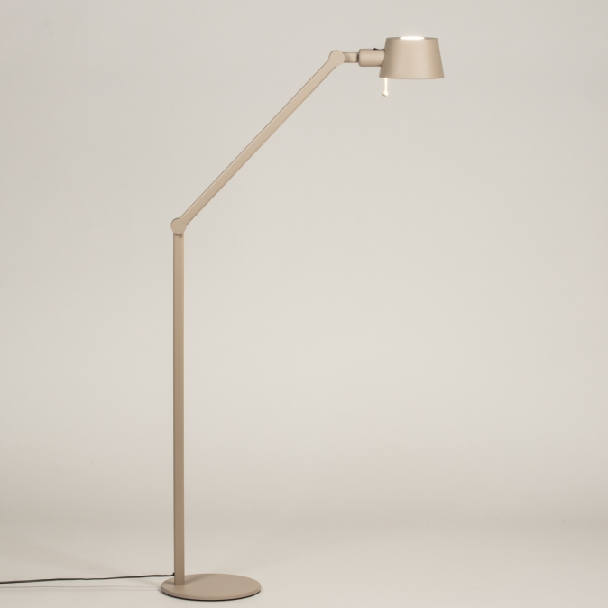Stojací designová lampa Niki Taupe
