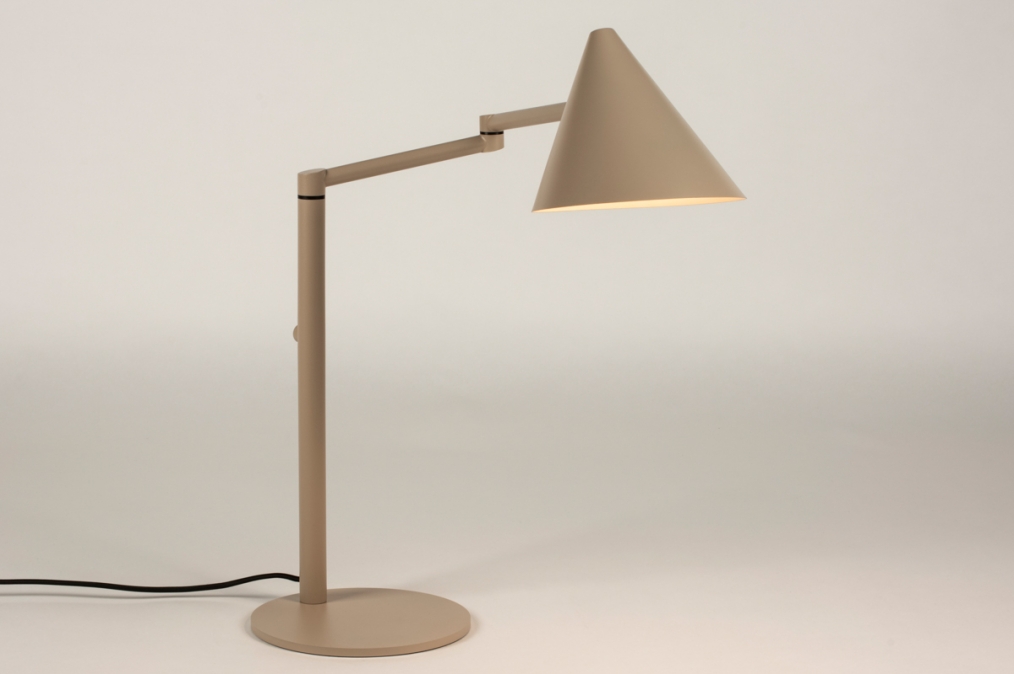 Stolní designová lampa Florentia Taupe