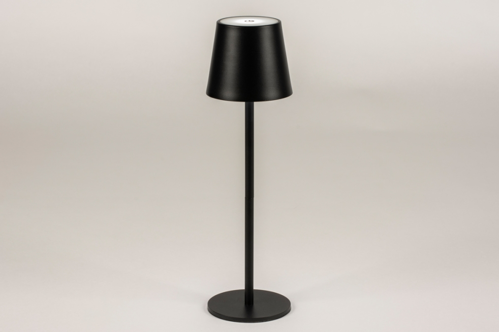 Stolní minimalistická lampa Ultima Black 
