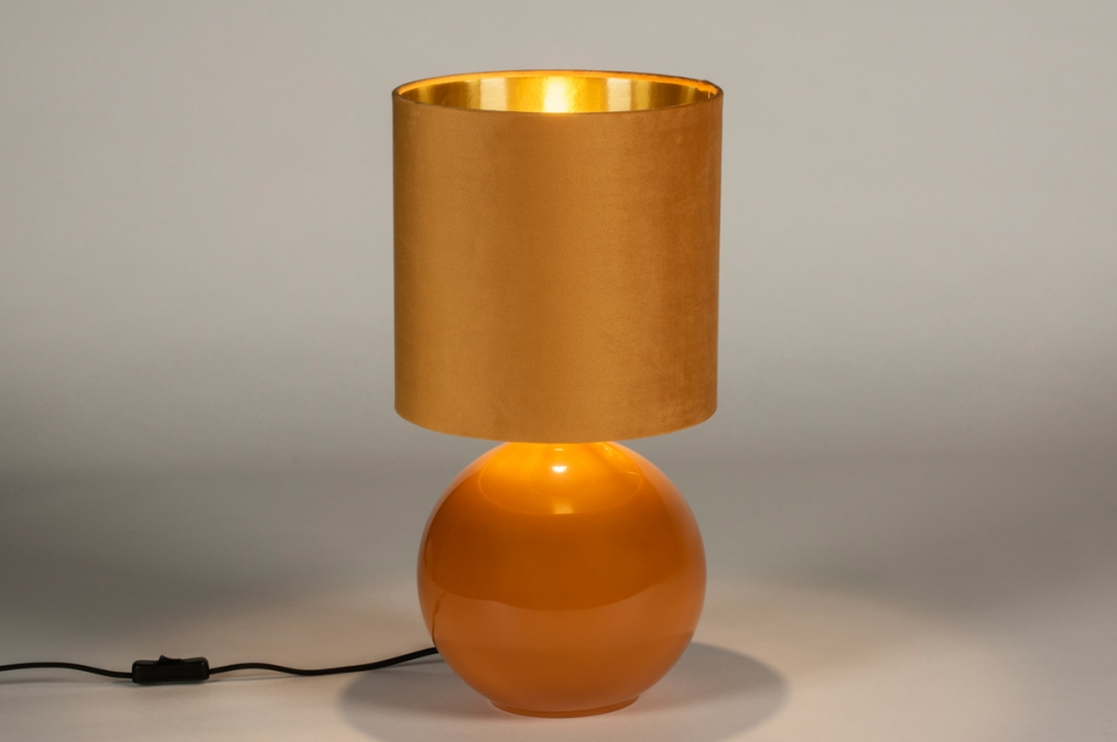Stolní designová lampa Carminna Yellow