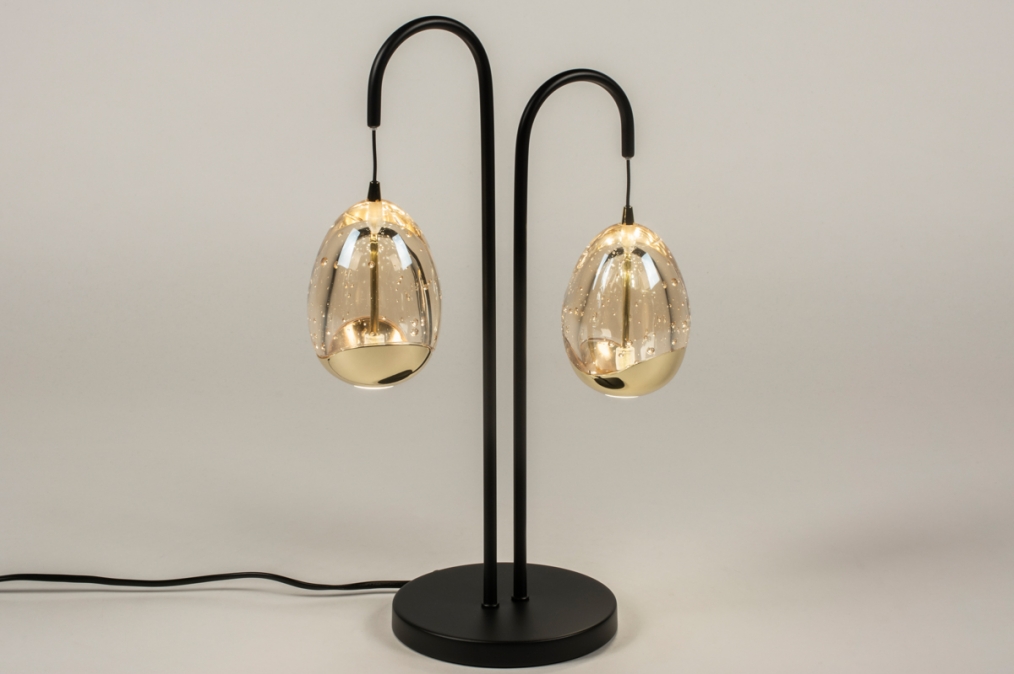 Stolní designová stmívatelná lampa Benelux Gold 2