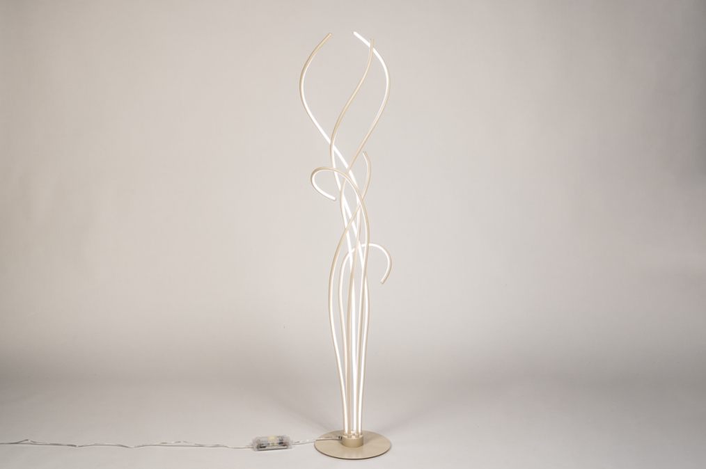 Stojací designová LED lampa se stmívačem Bang Taupe