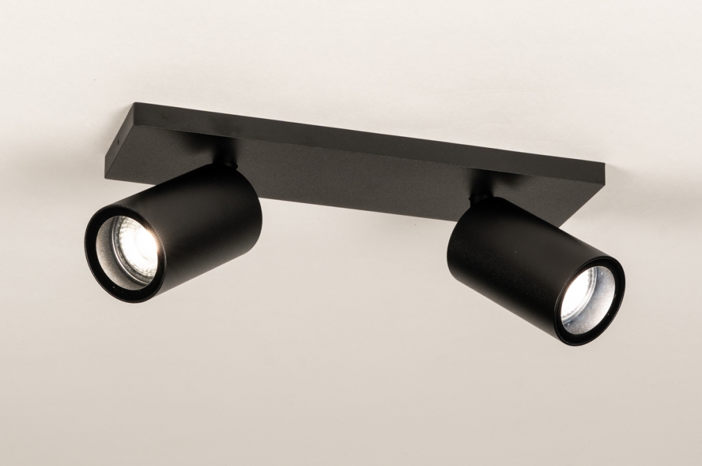 Stropní bodové svítidlo do koupelny Master Spot Black II IP44