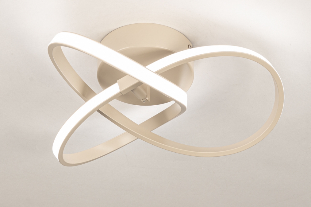 Stropní stmívatelné LED svítidlo Lorean Taupe